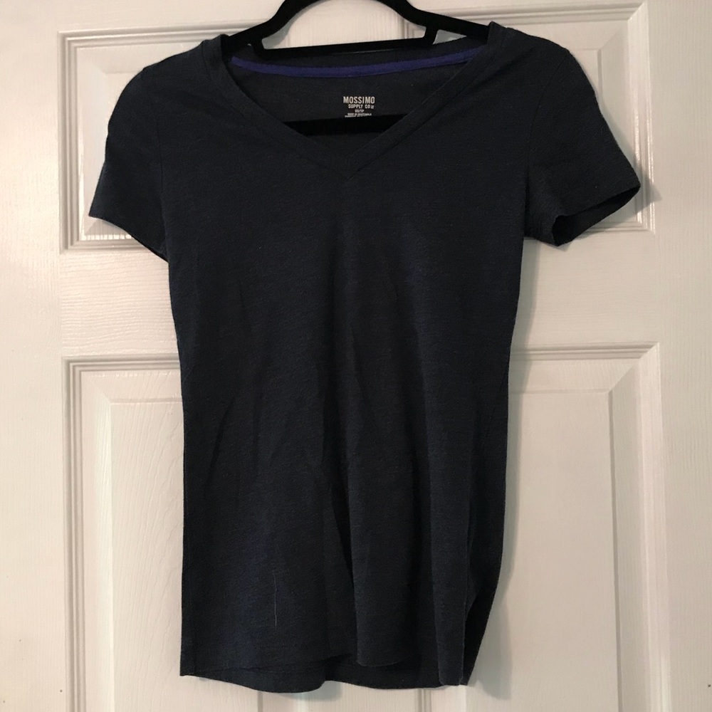 Navy blue v neck